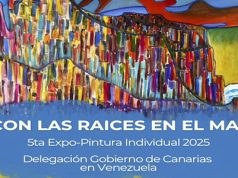 La obra pictórica de Macu Rodríguez engalana la Delegación del Gobierno Canario en Caracas