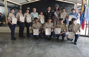 Estudiantes del Liceo «Dr. José Ramón Vega» en Zea ascienden en la Brigada de Soberanía Nacional