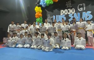 Atletas de Zea y Tovar ascendieron en su nivel de Karate durante exitoso acto del “Dojo Luis Salas”